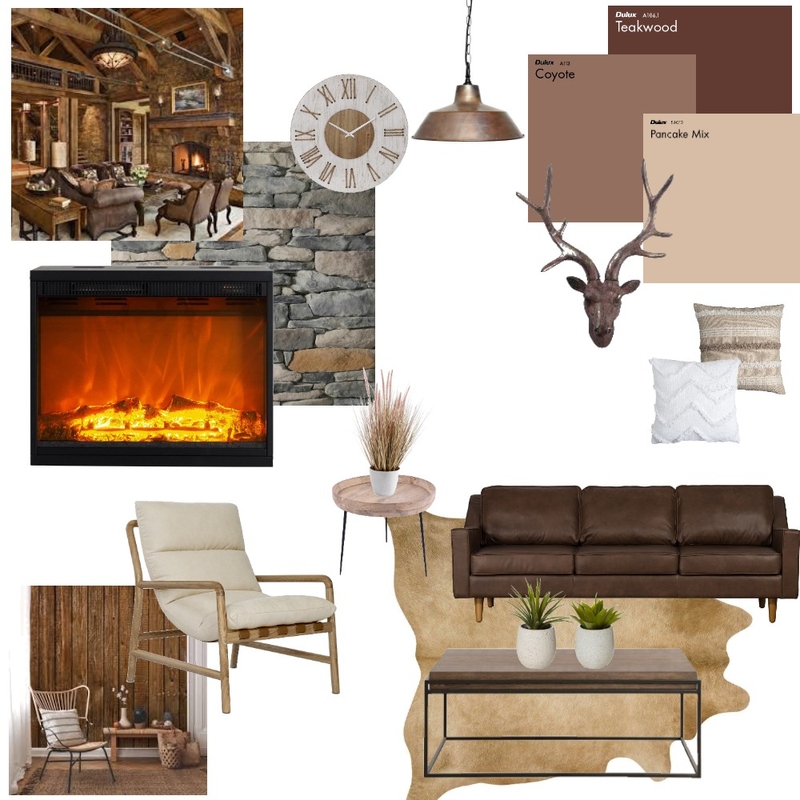 Rustic Living Mood Board by sara.m on Style Sourcebook