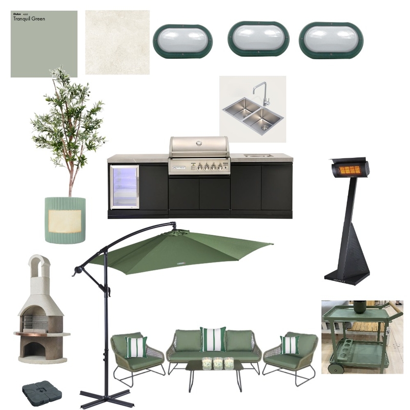 green outdoor area Mood Board by allison frantz on Style Sourcebook