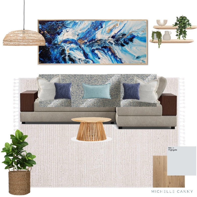 Revised Mood Board - Living Area- Emma Bignell Mood Board by Michelle Canny Interiors on Style Sourcebook