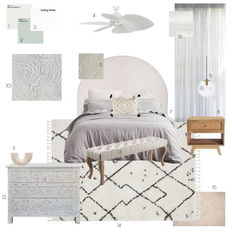 Ground Floor - Master Bedroom Mood Board by Tahlia Besley on Style Sourcebook