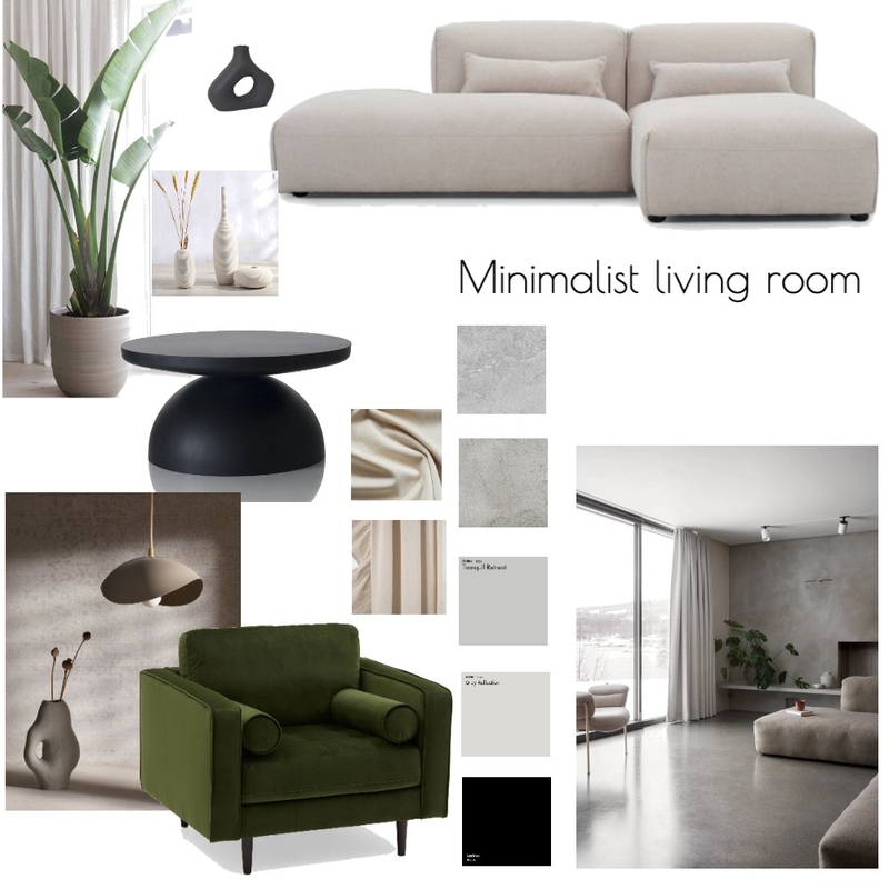 Minimalistic Living room Mood Board by SarahKhadij on Style Sourcebook
