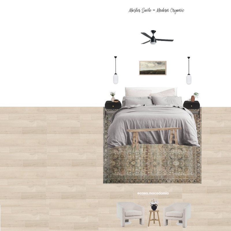 Master Suite - Modern Organic (Layla- Perry - Boucle Chair) Mood Board by Casa Macadamia on Style Sourcebook