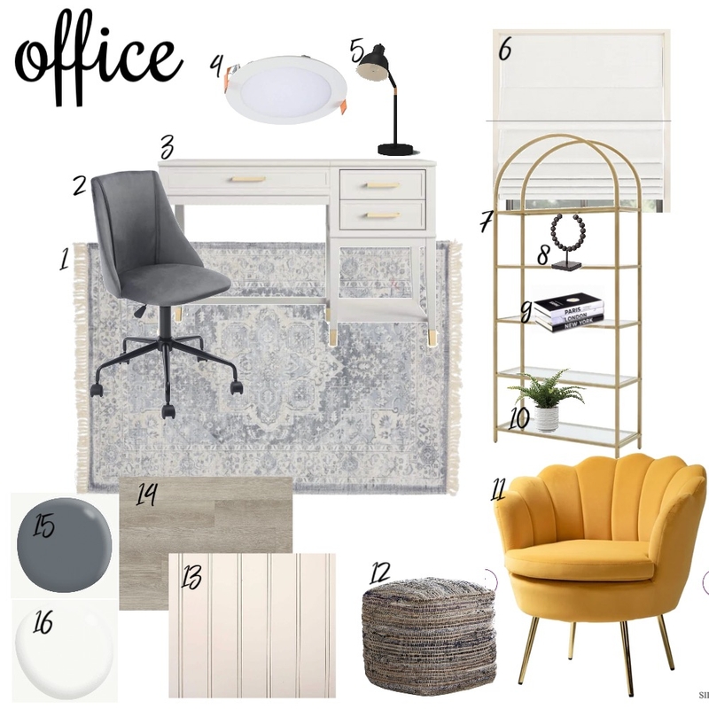 office Mood Board by mena obaidi on Style Sourcebook