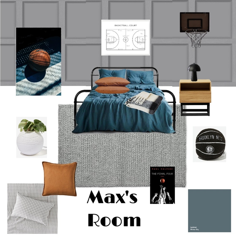 Max Bedroom Mood Board by Andi on Style Sourcebook