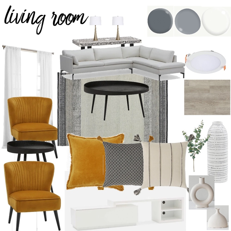 living room Mood Board by mena obaidi on Style Sourcebook