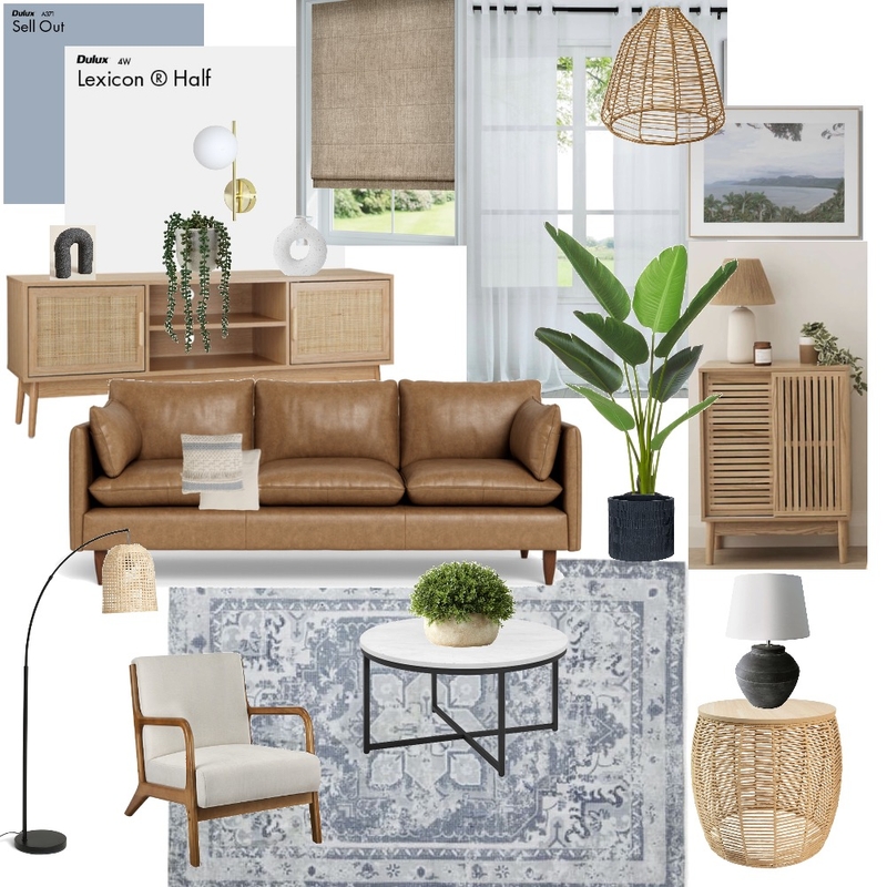 Budget lounge room blue Mood Board by Coleen on Style Sourcebook