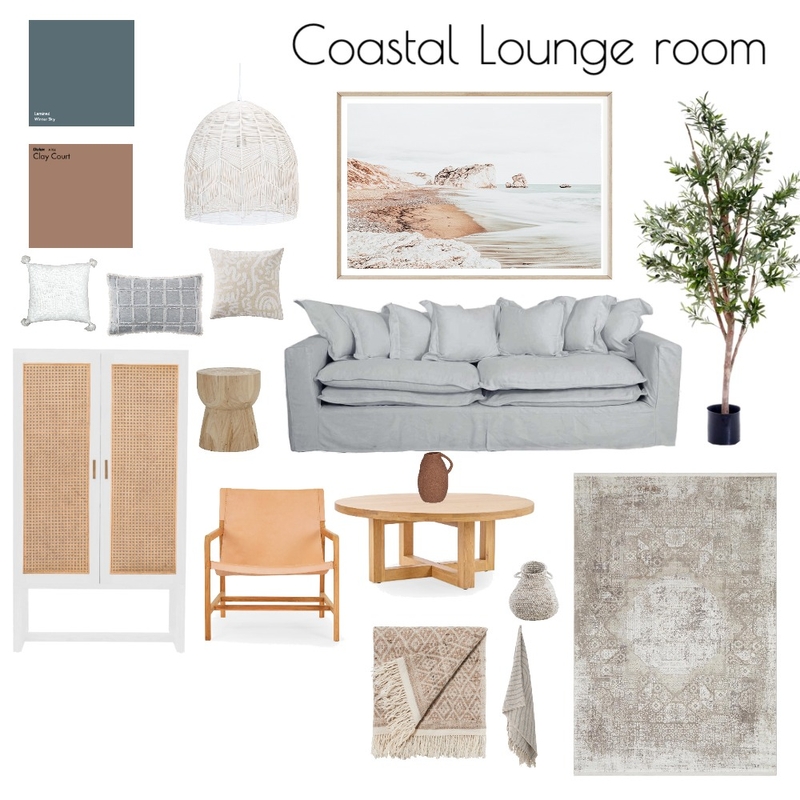 Coastal Living Room Mood Board by Laura Goodwin Creative on Style Sourcebook