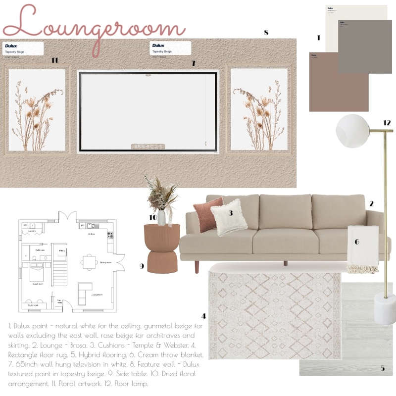 Module 9 - loungeroom Mood Board by Jackie.e on Style Sourcebook