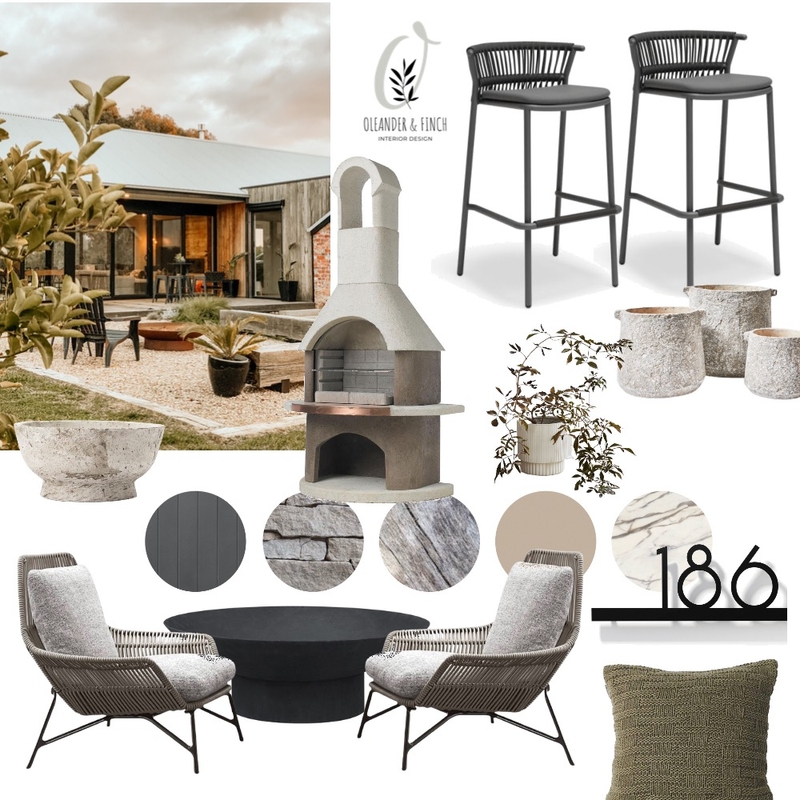 Exterior JHSB project _ 3 Mood Board by Oleander & Finch Interiors on Style Sourcebook