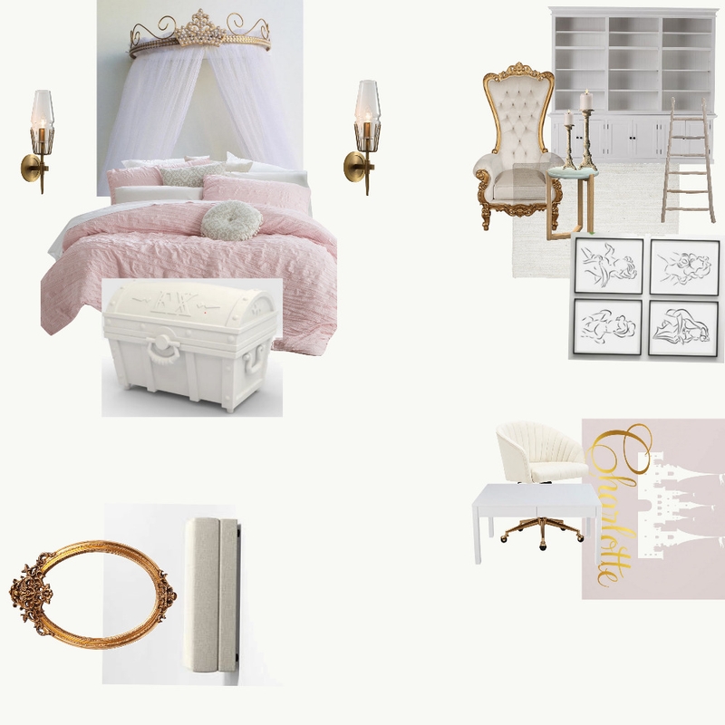 Cass Princess Theme Room Mood Board by RepurposedByDesign on Style Sourcebook