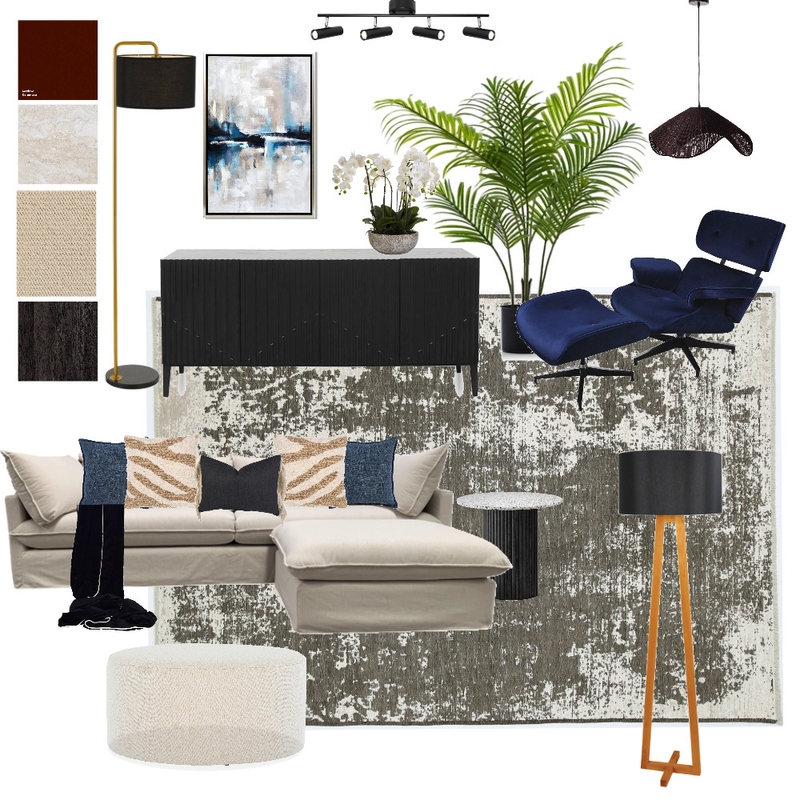 Modern Living Room Moods Mood Board by celeste on Style Sourcebook