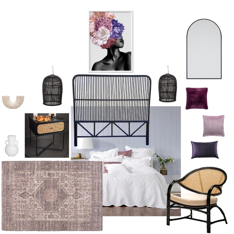 Floral Bedroom Mood Board by Laura Goodwin Creative on Style Sourcebook