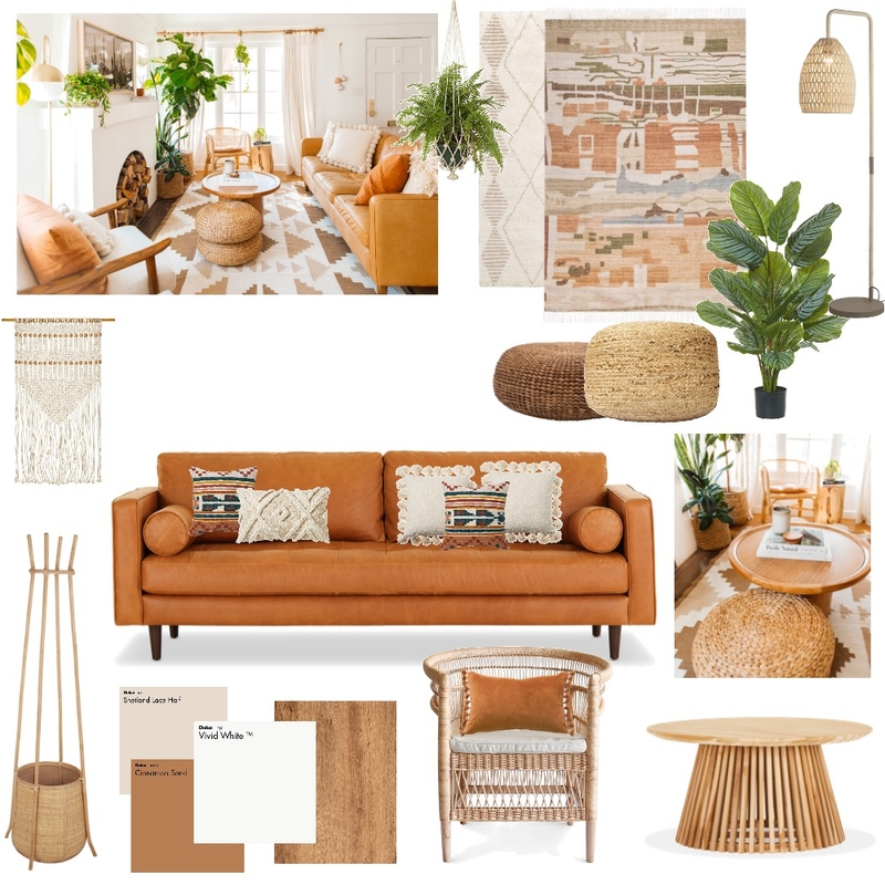 Boho living Mood Board by Priyanshi on Style Sourcebook