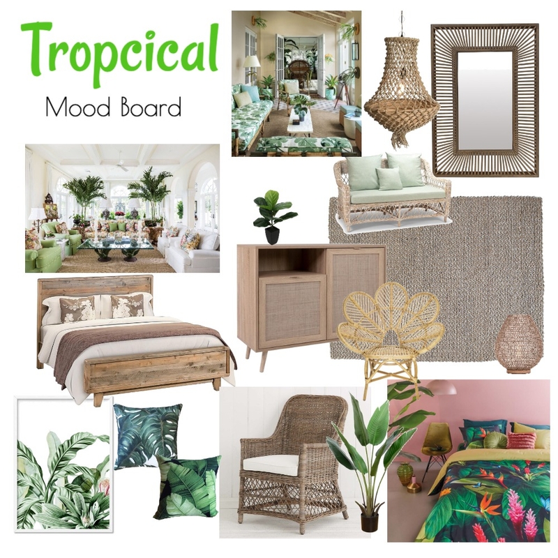 Tropical Mood Board.V2 Mood Board by emilybover on Style Sourcebook
