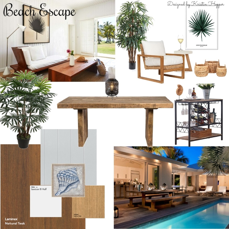 Beach Escape Mood Board by KristinH on Style Sourcebook