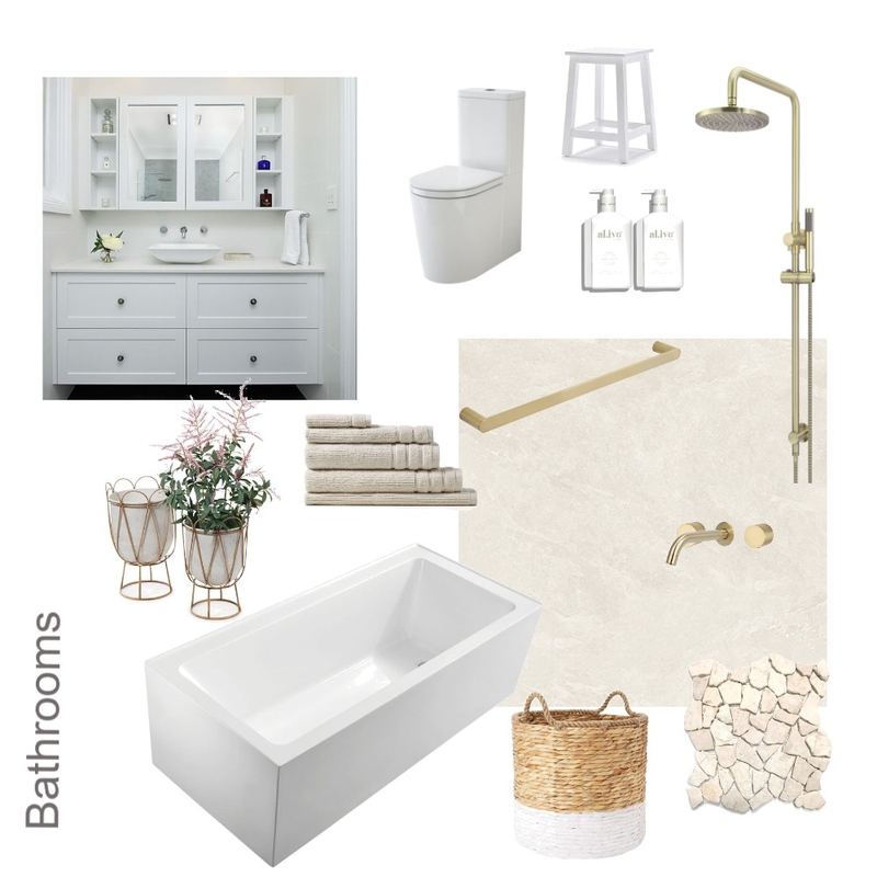 Bathrooms HP Mood Board by JenniferMichelle on Style Sourcebook