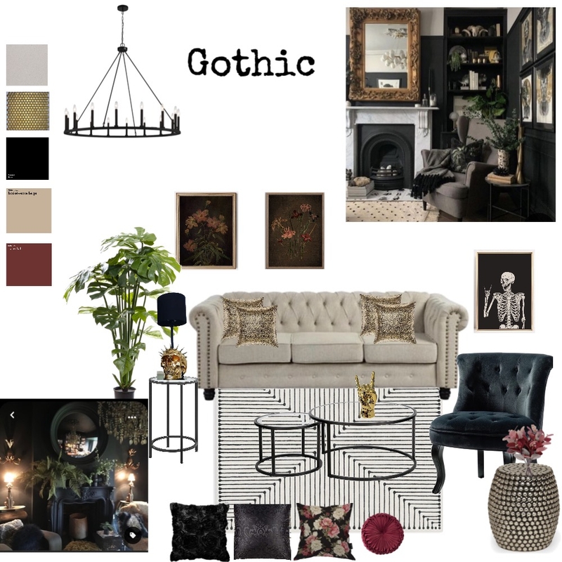 Goth Mood Board Mood Board by heath2003 on Style Sourcebook