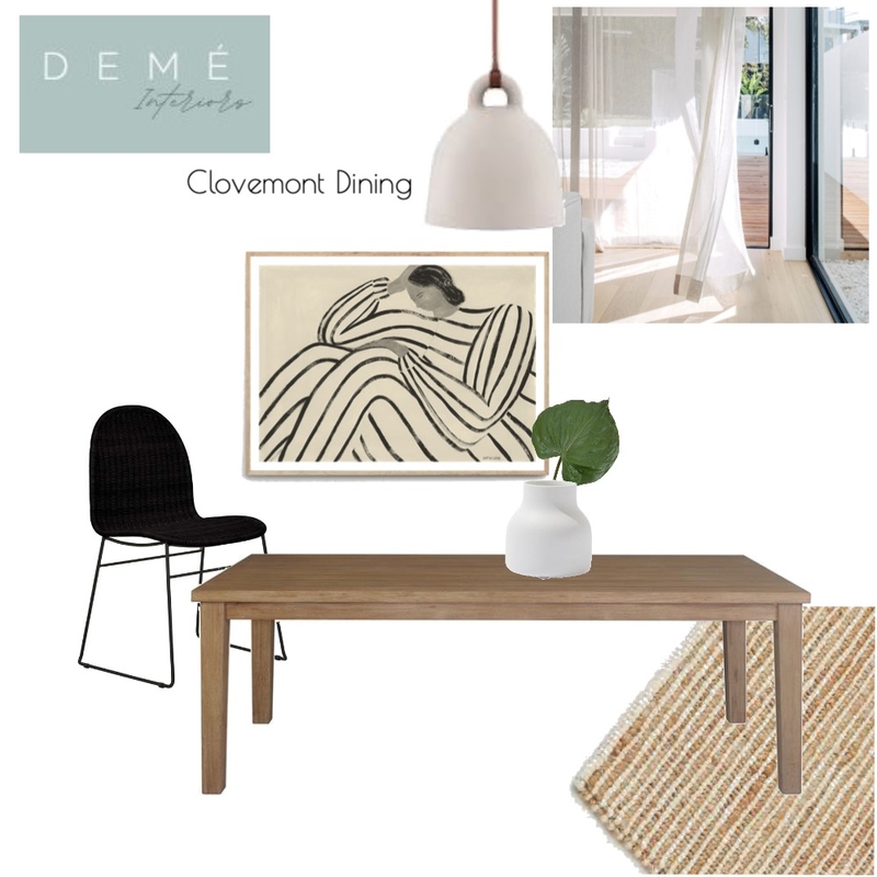 Clovemont Dining Mood Board by Demé Interiors on Style Sourcebook