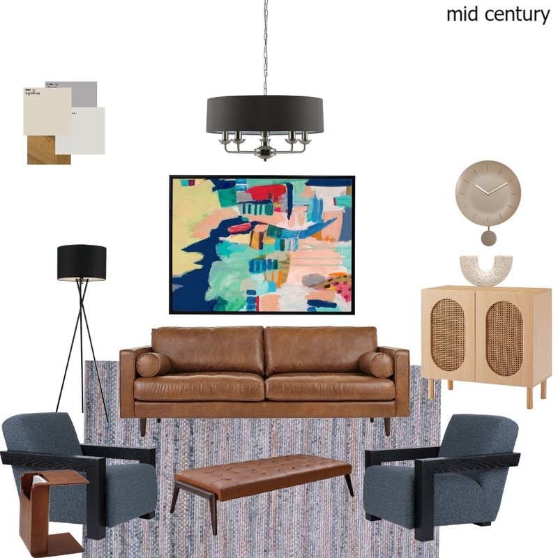 Mid Century Mood Board by Geetika Shah on Style Sourcebook