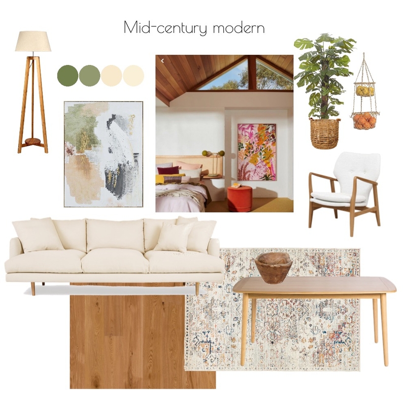 Mid century modern mood board Mood Board by Sarahsig on Style Sourcebook