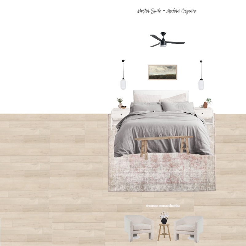 Master Suite - Modern Organic (Adala - Perry White- Boucle Chair) Mood Board by Casa Macadamia on Style Sourcebook