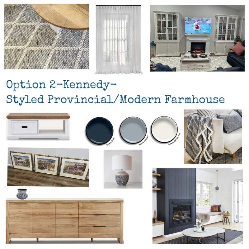 Option 2 Kennedy Styled Provinical-Modern Farmhouse Mood Board by C Inside Interior Design on Style Sourcebook