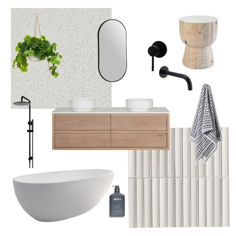 Drew & Leah Bathroom Vision Board Mood Board by CaraLee on Style Sourcebook