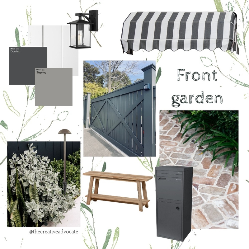 Our front Garden Mood Board by The Creative Advocate on Style Sourcebook