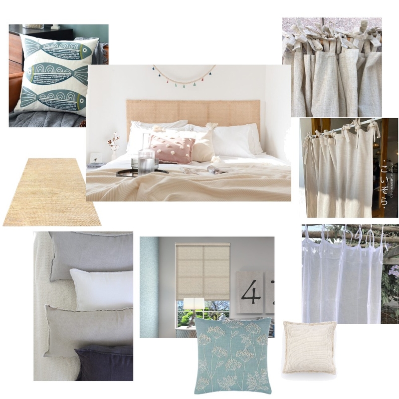 טקסטיל לחדר שינה טבעי נורדי קצת רומנטי Mood Board by avishag on Style Sourcebook