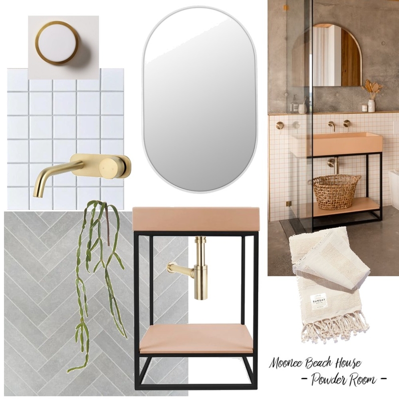 Powder Peach Mood Board by EKT on Style Sourcebook