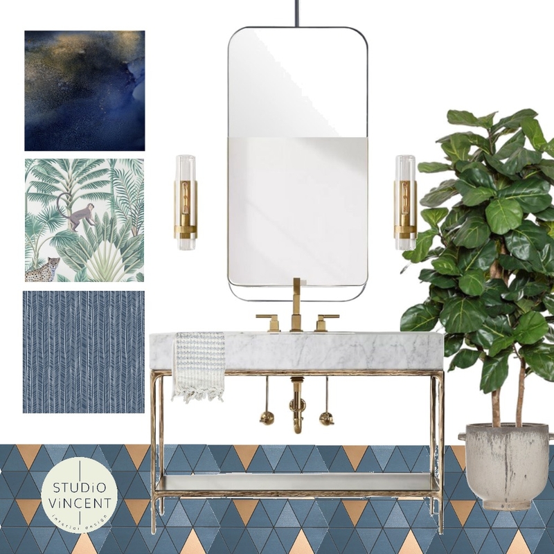 Powder Room 3 Mood Board by Studio Vincent on Style Sourcebook