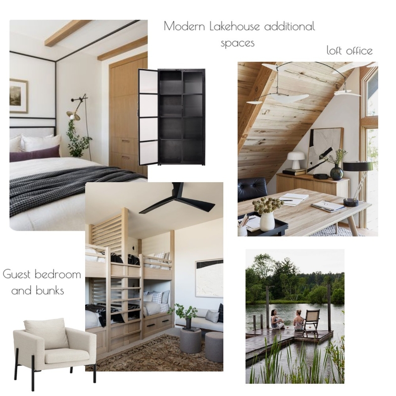 Modern Lake House Additional Spaces Mood Board by leighnav on Style Sourcebook