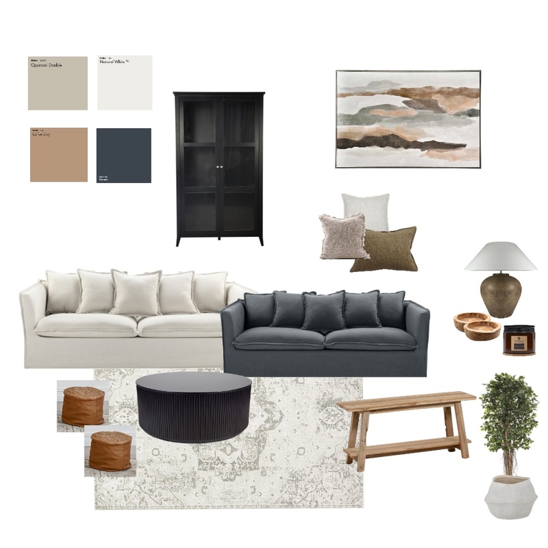 Soft Modern Country Living Room Mood Board by katherineharriscreative on Style Sourcebook