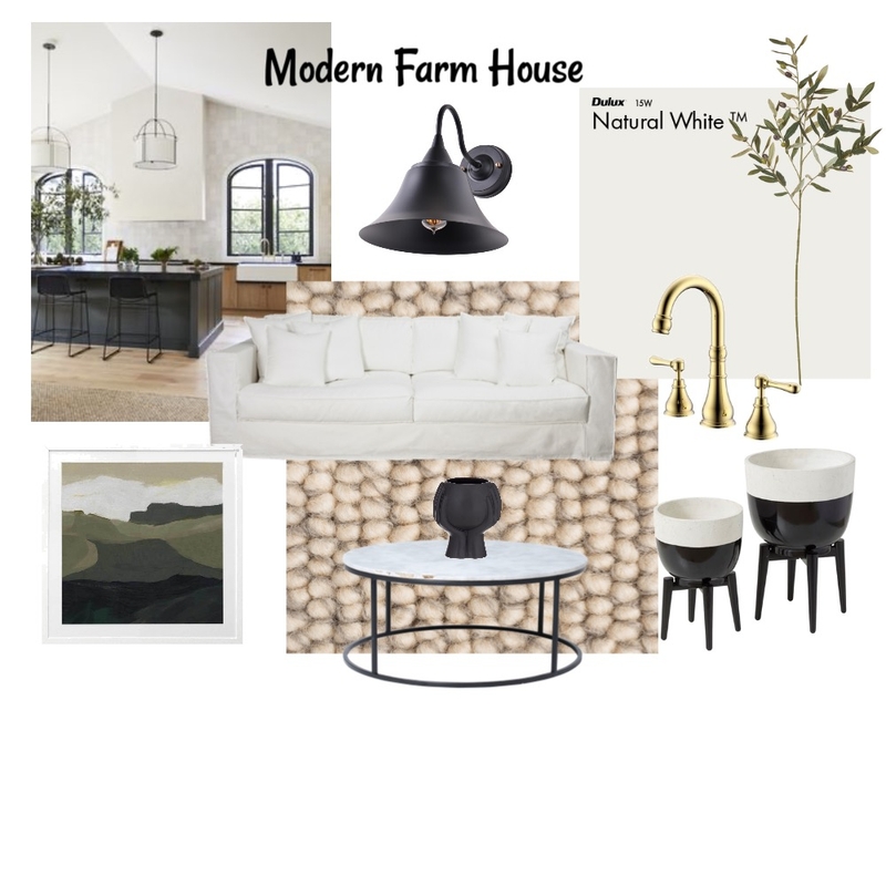 Modern Farmhouse Mood Board by bree ford on Style Sourcebook