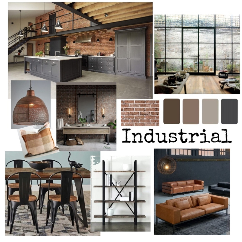 Industrial Mood Board by megan_bryant on Style Sourcebook