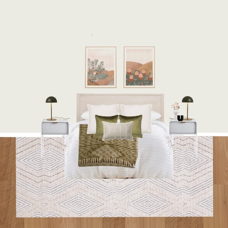 Guest Bedroom Option 2 Mood Board by Style and Leaf Co on Style Sourcebook