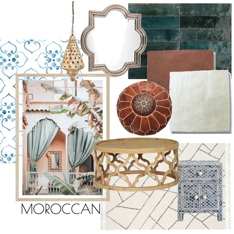 Moroccan Mood Board by MeganManocchio on Style Sourcebook