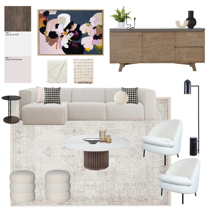 Luxe Living Room Mood Board by Eliza Grace Interiors on Style Sourcebook