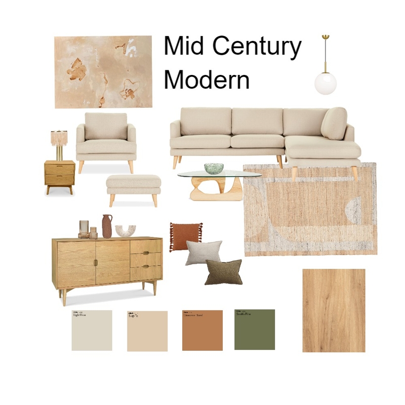 mid century modern Mood Board by Robyn Chamberlain on Style Sourcebook