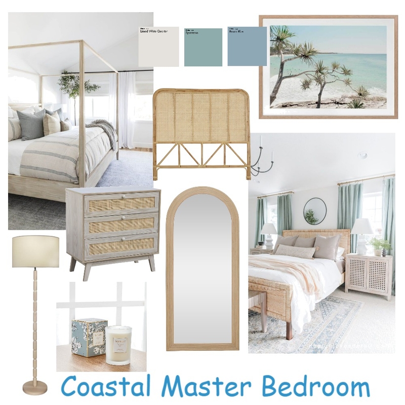 Coastal Master Bedroom Mood Board by Savvi Home Styling on Style Sourcebook