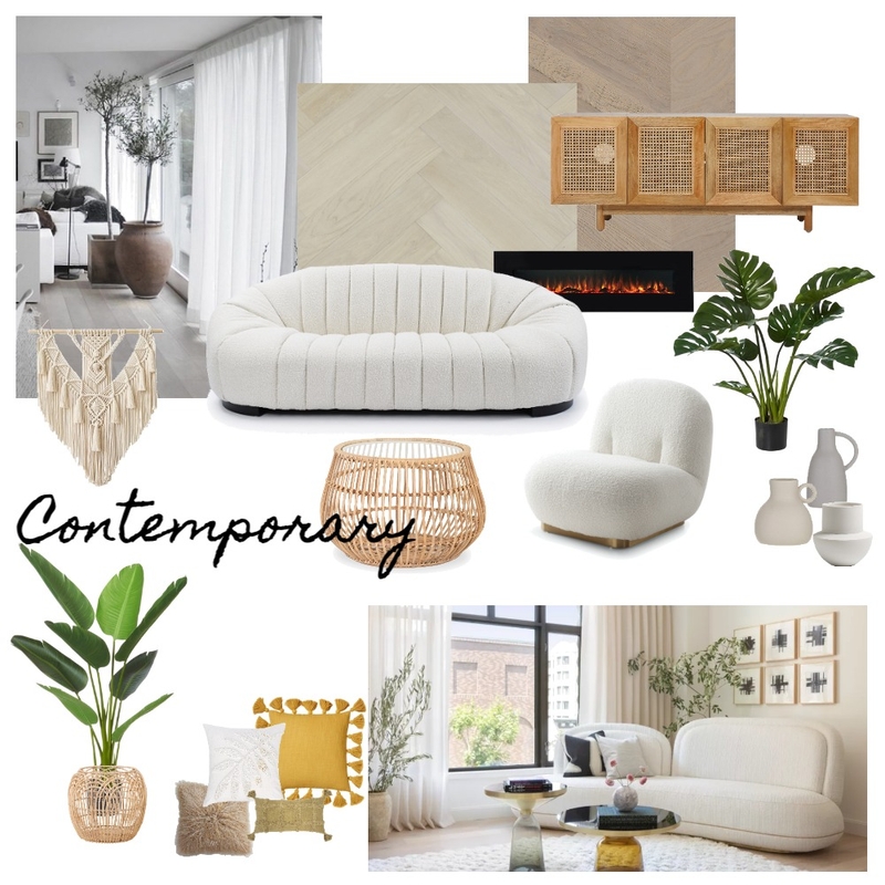 Contemporary Mood Board Mood Board by Phuong Haddad on Style Sourcebook