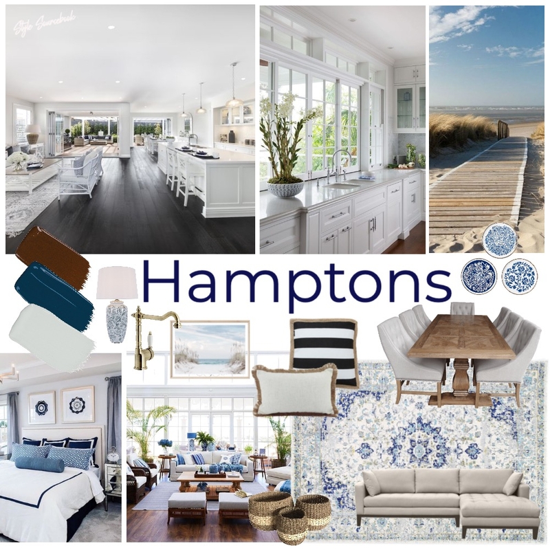 Hamptons Mood Board by tmtdesignes@gmail.com on Style Sourcebook