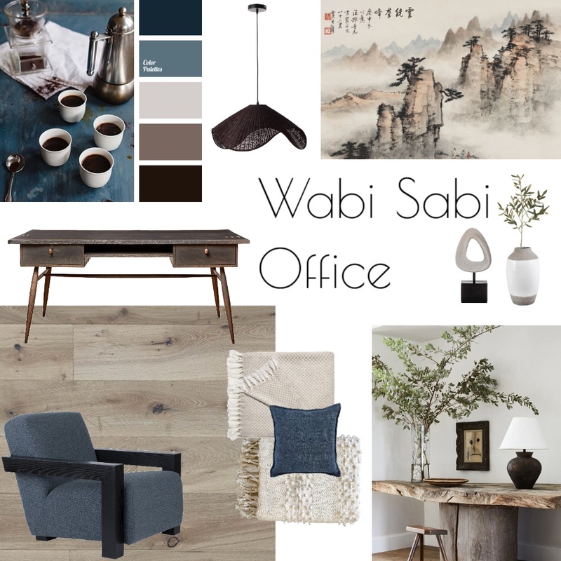 Wabi Sabi Office Mood Board by Bricks and Beams on Style Sourcebook