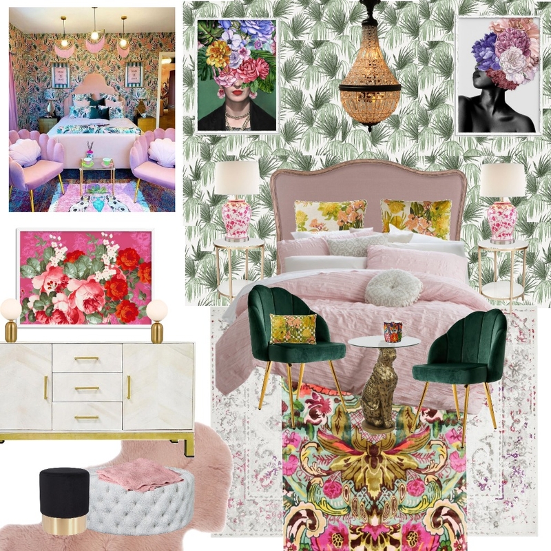 Maximalist Mood Board by Lucey Lane Interiors on Style Sourcebook