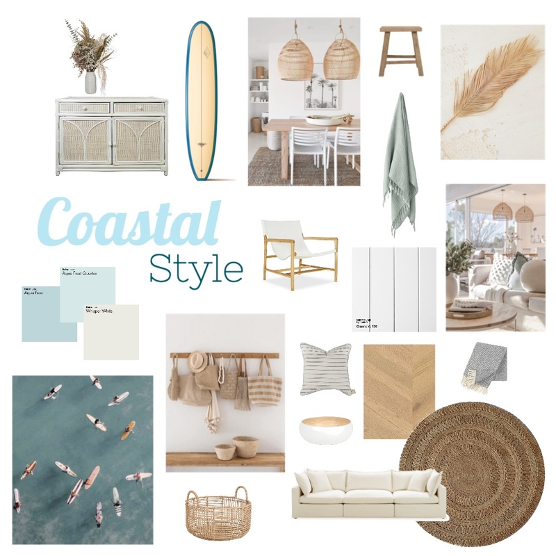 Coastal Mood Board by Karli Scott on Style Sourcebook