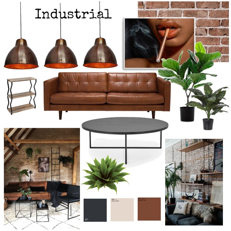 Industrial Mood Board by Lisa Krog on Style Sourcebook