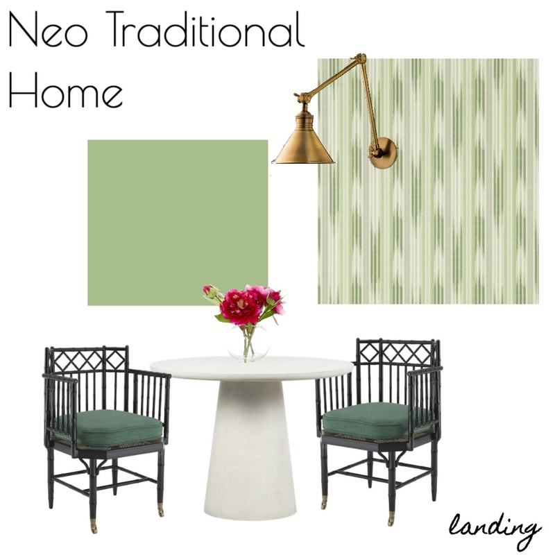 NEO TRAD HOME - Landing Mood Board by RLInteriors on Style Sourcebook