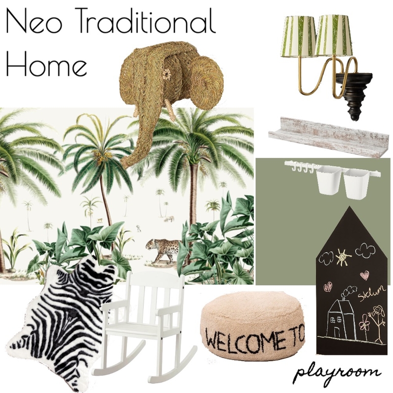 NEO TRAD HOME - Playroom Mood Board by RLInteriors on Style Sourcebook