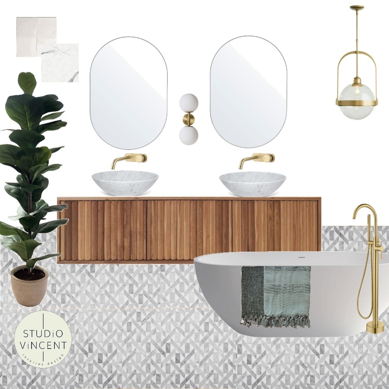 Bathroom Ensuite Mood Board by Studio Vincent on Style Sourcebook