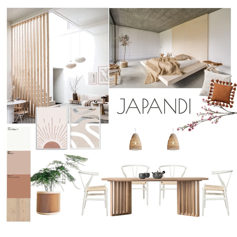 Japandi - Assignment 3 Mood Board by Quinnli on Style Sourcebook